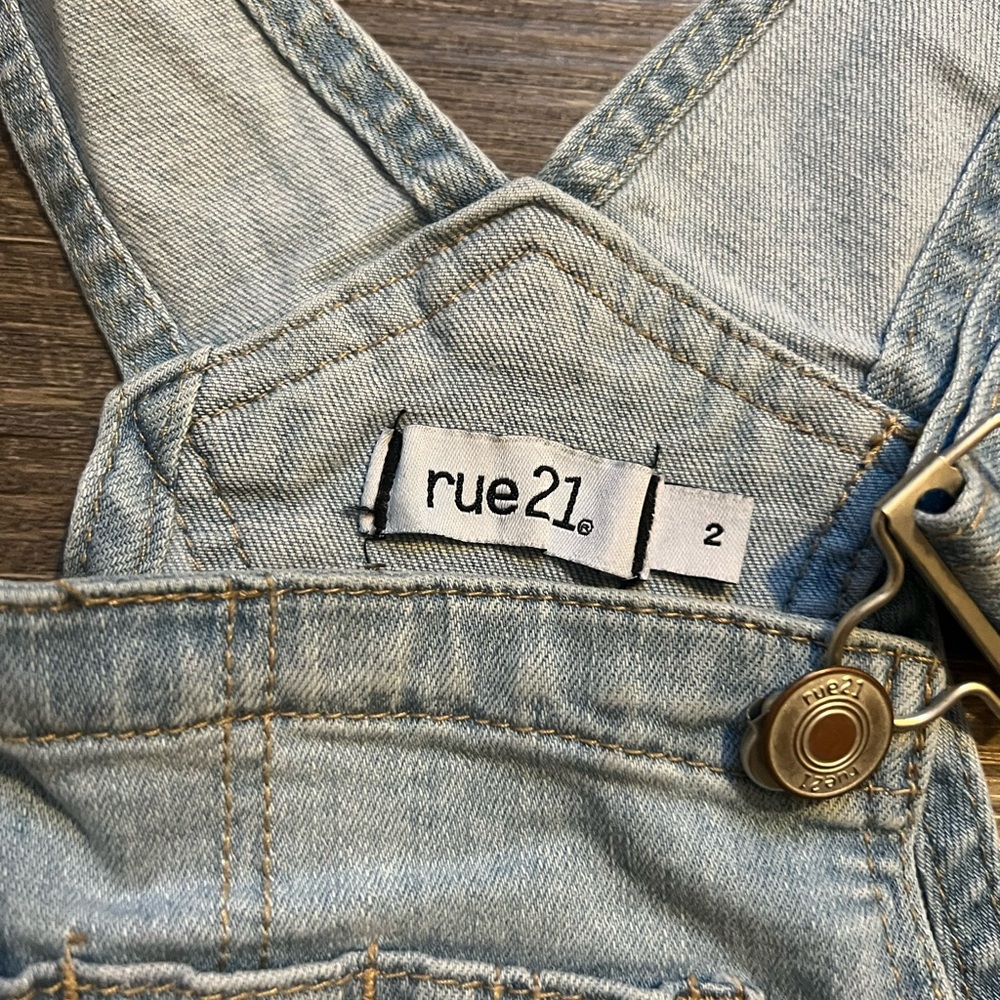 NWT Rue overall shorts size 2